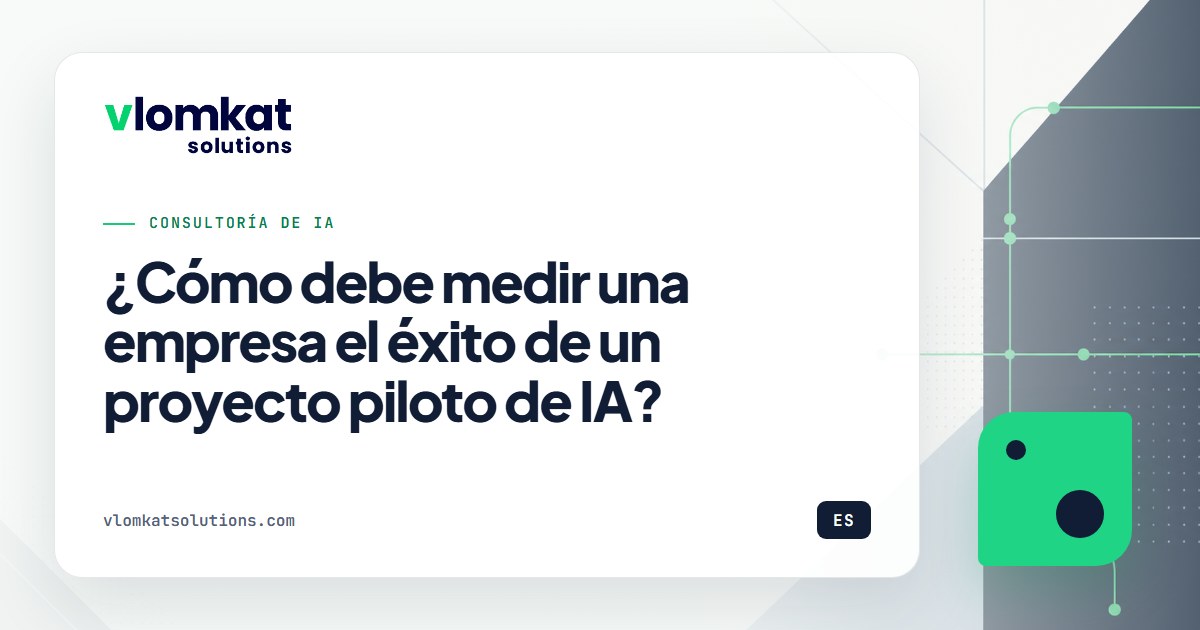 Medición del éxito de un piloto de IA